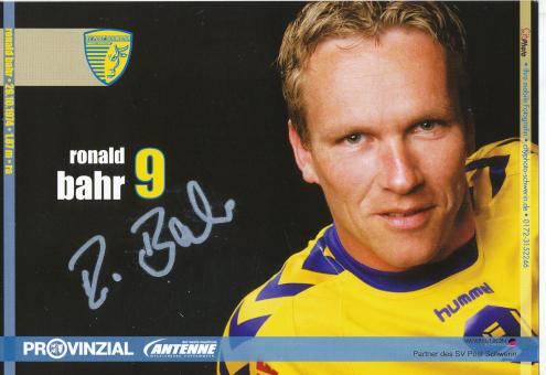 Ronald Bahr  SV Post Schwerin  Handball Autogrammkarte original signiert 