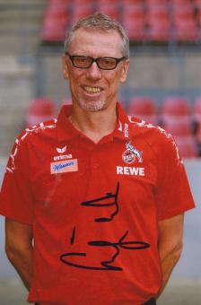 Peter Stöger  FC Köln  Fußball Autogramm Foto original signiert 