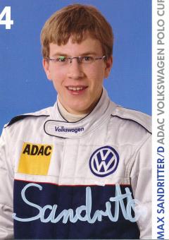 Max Sandritter  VW Auto Motorsport Autogrammkarte original signiert 