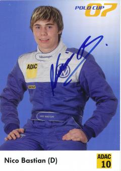 Nico Bastian  VW Auto Motorsport Autogrammkarte original signiert 
