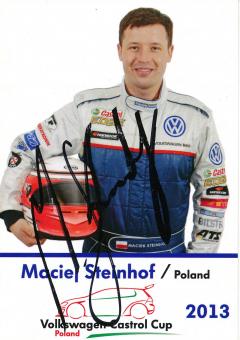 Maciej Steinhof  VW Auto Motorsport Autogrammkarte original signiert 