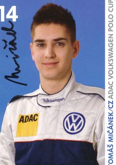 Tomas Micanek  VW Auto Motorsport Autogrammkarte original signiert 