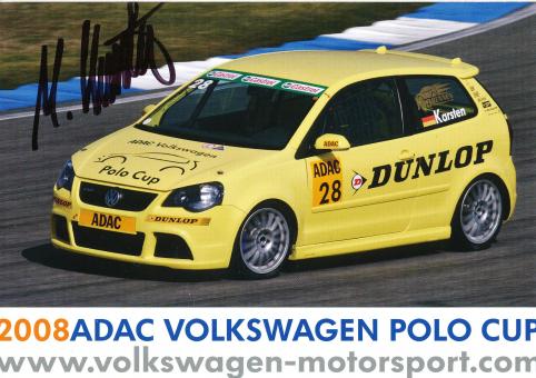 Maximilian Karsten  VW Auto Motorsport Autogrammkarte original signiert 