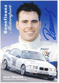 Oliver Rövenich  BMW  Auto Motorsport Autogrammkarte original signiert 