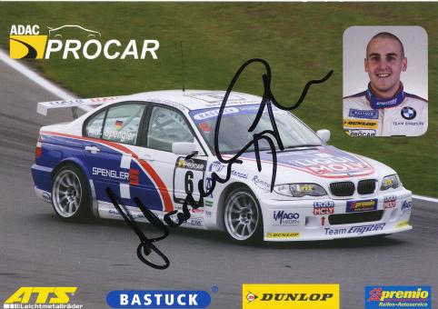 Florian Spengler  BMW  Auto Motorsport Autogrammkarte original signiert 