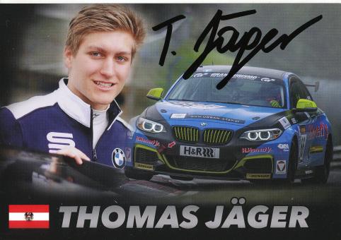 Thomas Jäger  BMW  Auto Motorsport Autogrammkarte original signiert 