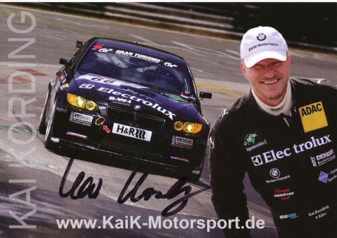 Kai Kording  BMW  Auto Motorsport Autogrammkarte original signiert 