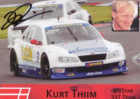 Kurt Thiim  Auto Motorsport Autogrammkarte original signiert 