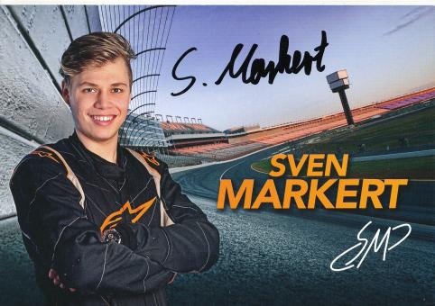 Sven Markert  Auto Motorsport Autogrammkarte original signiert 
