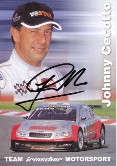 Johnny Cecotto  Auto Motorsport Autogrammkarte original signiert 