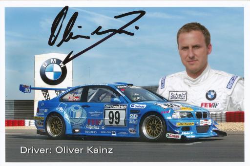 Oliver Kainz  BMW Auto Motorsport Foto original signiert 