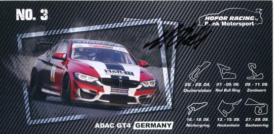 Michael Fischer  BMW  Auto Motorsport Autogrammkarte original signiert 