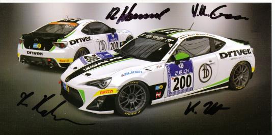 Dörr Team  Auto Motorsport Autogrammkarte original signiert 
