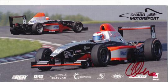 Chaba Team   Auto Motorsport Autogrammkarte original signiert 