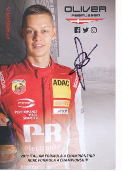 Oliver Rasmussen   Auto Motorsport Autogrammkarte original signiert 