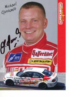 Michael Gerhardt   Auto Motorsport Autogrammkarte original signiert 