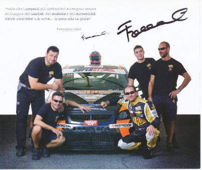 Francesco Sini  Audi  Auto Motorsport Autogrammkarte original signiert 