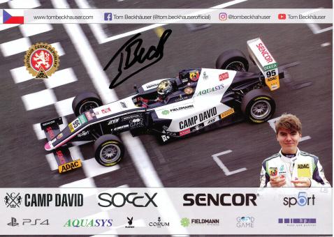 Tom Beckhäuser  Auto Motorsport Autogrammkarte original signiert 