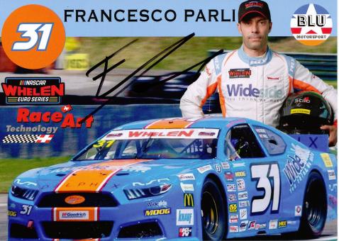 Francesco Parli  Auto Motorsport Autogrammkarte original signiert 