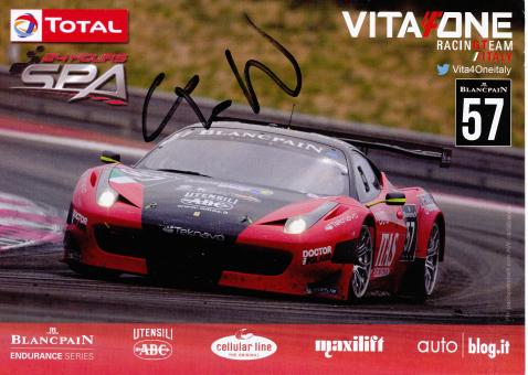Giacomo Petrobelli   Auto Motorsport Autogrammkarte original signiert 
