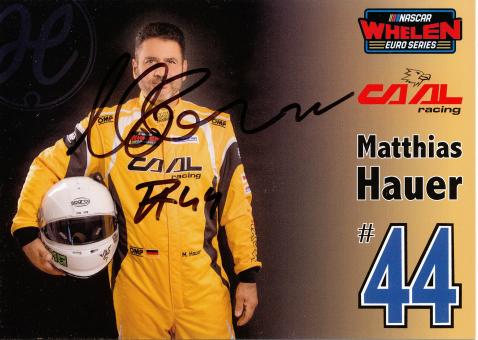 Matthias Hauer   Auto Motorsport Autogrammkarte original signiert 