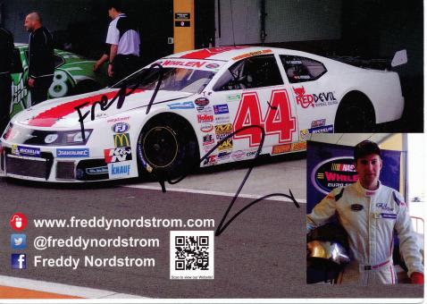 Freddy Nordstrom  Auto Motorsport Autogrammkarte original signiert 