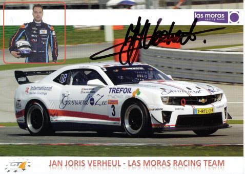 Jan Joris Verheul   Auto Motorsport Autogrammkarte original signiert 