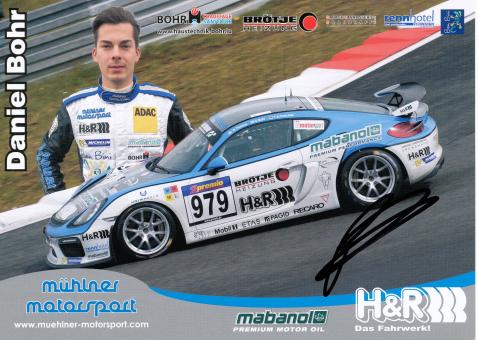Daniel Bohr  Auto Motorsport Autogrammkarte original signiert 