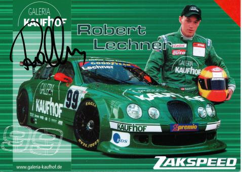 Robert Lechner  Zakspeed  Auto Motorsport Autogrammkarte original signiert 