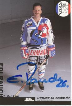 Edi Rauch  ZSC Lions  Eishockey Autogrammkarte original signiert 