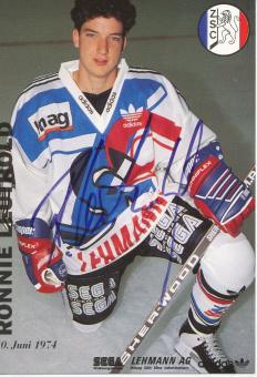 Ronnie Leuthold  ZSC Lions  Eishockey Autogrammkarte original signiert 
