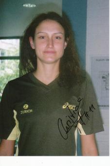 Christine Fürst  Volleyball Autogramm Foto original signiert 