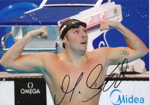 Marco Koch  Schwimmen Autogramm Foto original signiert 
