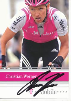 Christian Werner  Team Telekom  Radsport  Autogrammkarte original signiert 