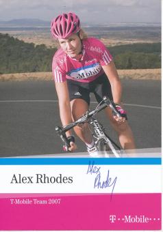 Alex Rhodes  Team Telekom  Radsport  Autogrammkarte original signiert 