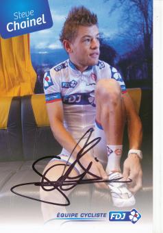 Steve Chainel  Radsport  Autogrammkarte original signiert 