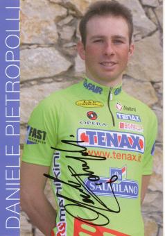 Daniele Pietropolli   Radsport  Autogrammkarte original signiert 
