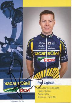 Pim Ligthart  Radsport  Autogrammkarte original signiert 