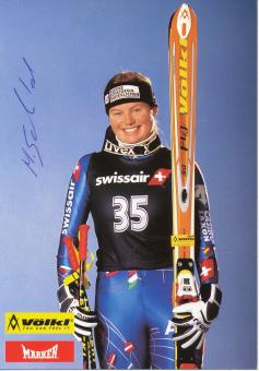 Martina Schild  CH  Ski Alpin Autogrammkarte original signiert 