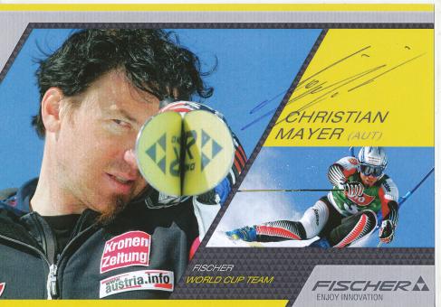 Christian Mayer  AUT  Ski Alpin Autogrammkarte original signiert 