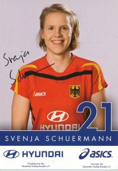 Svenja Schuermann  Hockey  Autogrammkarte original signiert 