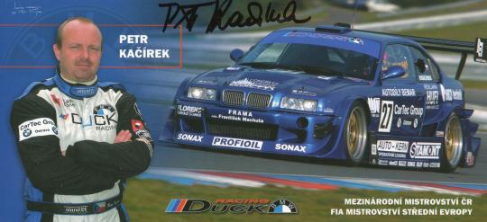 Petr Kačirek  BMW  Auto Motorsport Autogrammkarte original signiert 