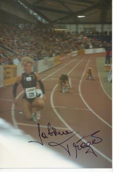 Sabine Tröger  Österreich  Leichtathletik Foto original signiert 