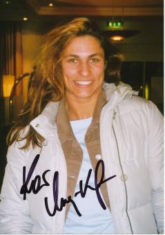 Karin Mayr Krifka  AUT  Leichtathletik  13x18 cm Foto original signiert 