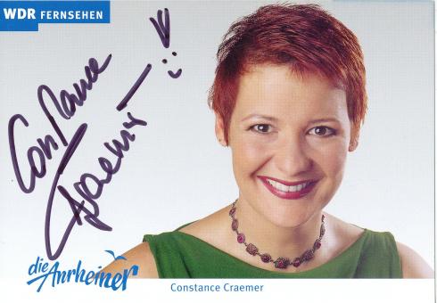Constance Craemer  Die Anrheiner  TV  Serien Autogrammkarte original signiert 