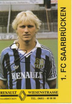 Frank Kirchhoff  1988/1989  FC Saarbrücken Fußball  Autogrammkarte original signiert 
