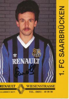 Kurt Knoll  1988/1989  FC Saarbrücken Fußball  Autogrammkarte original signiert 