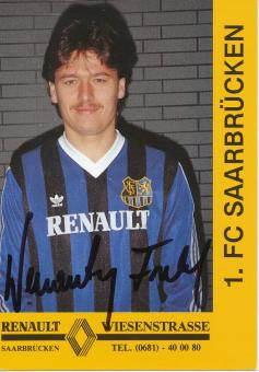 Wenanty Fuhl  1988/1989  FC Saarbrücken Fußball  Autogrammkarte original signiert 