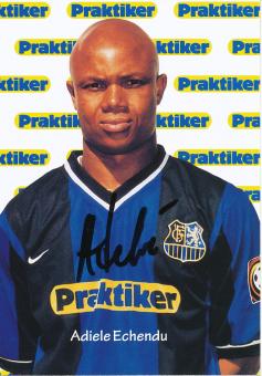 Adiele Echendu  1999/2000  FC Saarbrücken Fußball  Autogrammkarte original signiert 