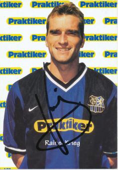 Rainer Krieg  1999/2000  FC Saarbrücken Fußball  Autogrammkarte original signiert 